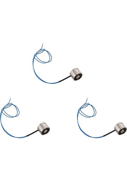 3x Emilmiş Elektrikli Kaldırma Mıknatısı Elektromanyet 12VDC 2 5kg 5 5lb 20X15MM (Yurt Dışından)