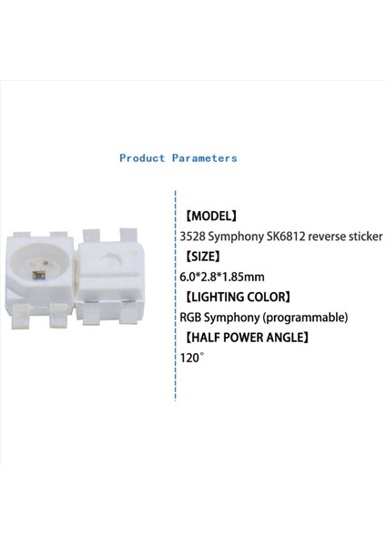 1000PCS SK6812 Mini-E Rgb (Benzer WS2812B) SK6812 3228 Smd Piksel LED Çip Ayrı Ayrı Adreslenebilir Tam Renk Dc 5V (Yurt Dışından) modelleri