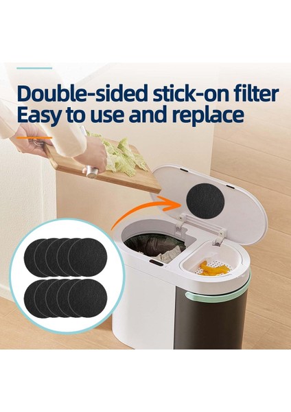 10 Adet Kompost Kovası Için Kömür Filtresi 6 7 Inç Mutfak Aktif Karbon Kompost Çöp Kutusu Filtresi Tezgah Kutusu Için Değiştirin (Yurt Dışından) indirimleri