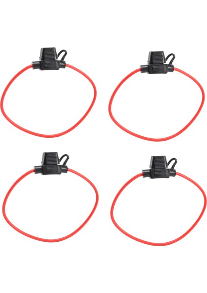 4x 14AWG Tel Içi Otomobil Otomotiv Mini Bıçak Sigorta Tutucu Fuarholder 20A (Yurt Dışından)