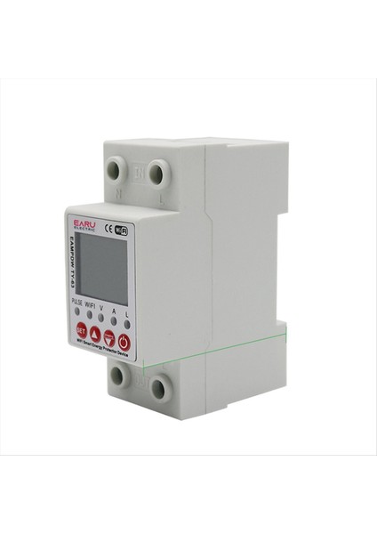 2p 63A Tuka Uygulaması Wifi Akıllı Devre Toprak Sızıntısı Altında Voltaj Koruyucu Röle Aygıt Anahtarı Kesici (Yurt Dışından) modelleri