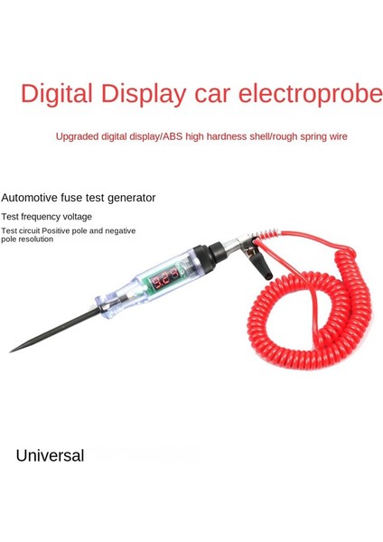 6V 12V 24V Otomotiv Elektrik Devresi Test Cihazı Otomatik Aksesuarlar Için Dijital Işık Prob Test Kalemi (Yurt Dışından) fiyatları