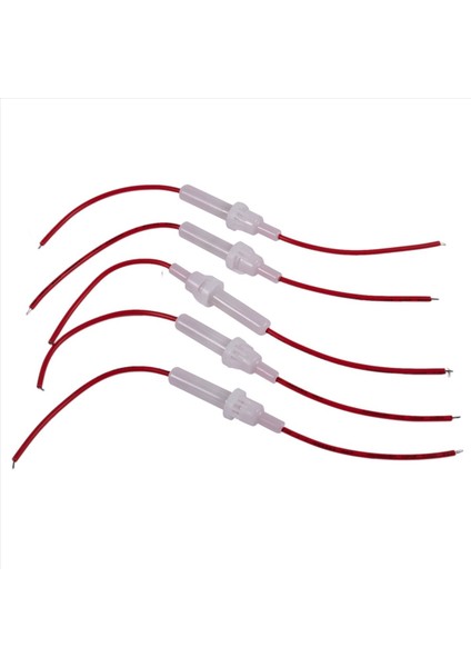 Kırmızı Tel Beyaz Vidalı Tip Kapak Içeride 6mm x 30MM Tüp Sigorta Tutucu 20PCS (Yurt Dışından) fiyatları