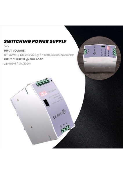DR-120-24 120W Endüstriyel Sınıf Demiryolu Güç Kaynağı 24V5A Anahtarlama Güç Kaynağı Ray Montajı Anahtarlama Güç Kaynağı (Yurt Dışından) fırsatları