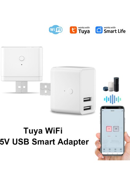 Tuya Smart Zigbee USB Adaptör Anahtarı 5V Mini 2 USB Güç Adaptörü Alexa Google Yandex Alice Için Akıllı Yaşam Kontrolü (Yurt Dışından) indirimleri