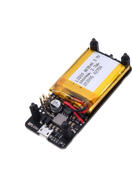 Raspberry Pi Zero W Ups-Lite Güç Kaynağı Güç Kartı Pil Gücü I2C MAX17040G Gösterge (Yurt Dışından)