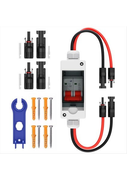 Güneş Paneli Bağlantı Kesme Anahtarı CGELE32A Dc 500V Breaker Kutusu Pv IP65 Su Geçirmez Kutu ile Bağlantıyı Kesme Anahtarı (Yurt Dışından)