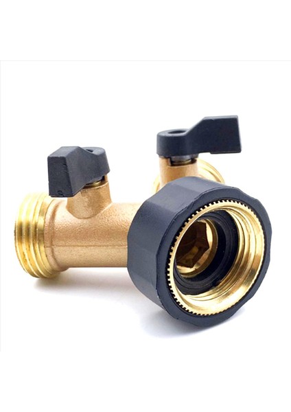 Bahçe Hortumu Ayırıcı 2 Yollu Ağır Hizmetli Pirinç Konnektörü Musluk Ayrıştırıcı Y Sprıtter 2 Valf 4 Ekstra Kauçuk Yıkayıcı (Yurt Dışından) modelleri