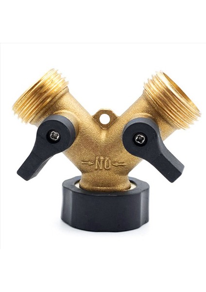 Bahçe Hortumu Ayırıcı 2 Yollu Ağır Hizmetli Pirinç Konnektörü Musluk Ayrıştırıcı Y Sprıtter 2 Valf 4 Ekstra Kauçuk Yıkayıcı (Yurt Dışından) fırsatları