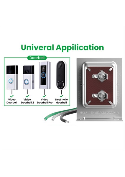 Doorbell Transformer 24V 40VA Yüzük Video Kapı Zilleri Kablolu Kapı Zil Trafosu Güç Kaynağı (Yurt Dışından) fırsatları