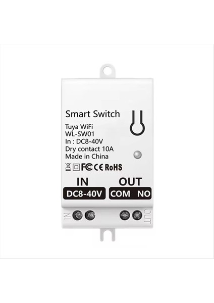 Tuya Smart Wifi Kuru Iletişim Anahtarı Modülü 10A Ana Sayfa Universal Dıy Breaker Röle Akıllı Yaşam Alexa Dc 8-40V (Yurt Dışından)