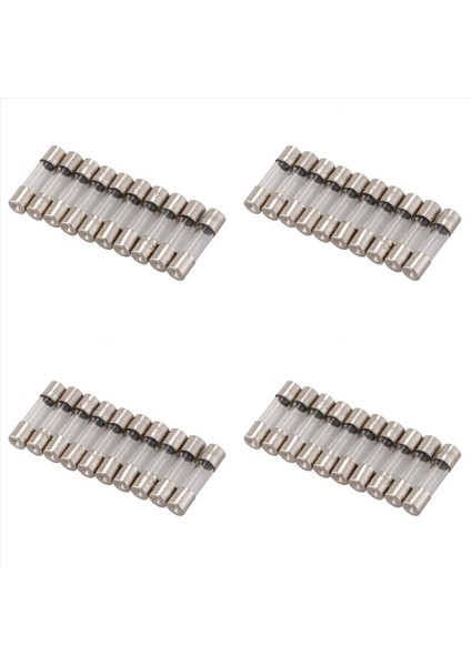 40PCS 250V 0 2A 200MA Hızlı Hızlı Darbe Cam Sigortaları Tüpler 5mm x 20MM (Yurt Dışından)
