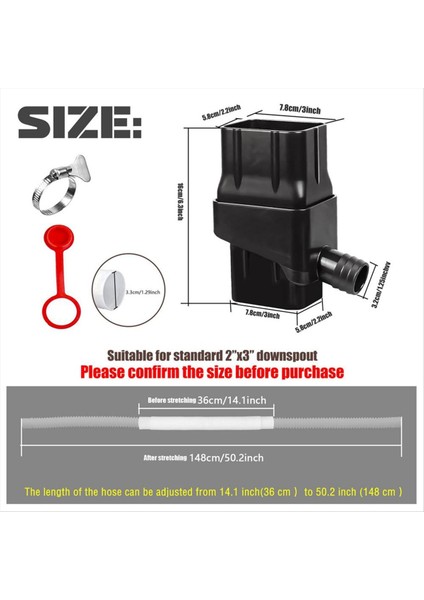 Yağmur Toplama Sistemi Yağmur Suyu Toplama Fıçıları Su Depolama Kapasitesini Arttıran Yedek Bahçe Yağmur Toplayıcı A (Yurt Dışından)