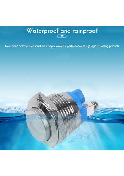 16MM Yüksek Yuvarlak Yuvarlak Yuvarlak Anlık Metal Push Düğmesi Anahtarı (Yurt Dışından) modelleri