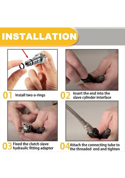 Gm Ls Ls Lsx TR6060 Debriyaj Slave Silindir Hidrolik Çizgi Adaptörü An-4 Çizgi 1/4inch Npt Tremec Swap Ss (Yurt Dışından) modelleri