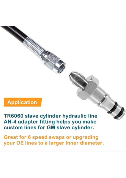 Gm Ls Ls Lsx TR6060 Debriyaj Slave Silindir Hidrolik Çizgi Adaptörü An-4 Çizgi 1/4inch Npt Tremec Swap Ss (Yurt Dışından) indirimleri