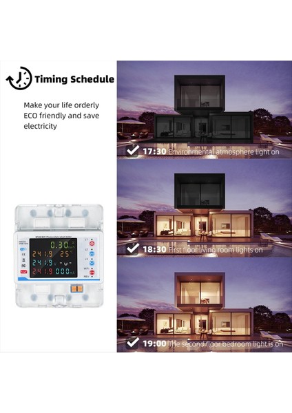 Tuya Wıfı Akıllı Devre Kesici Otomatik Yatırma Koruyucusu 3P4W Güç Ölçer Üç Fazlı Rekla Anahtarı (Yurt Dışından) indirimleri