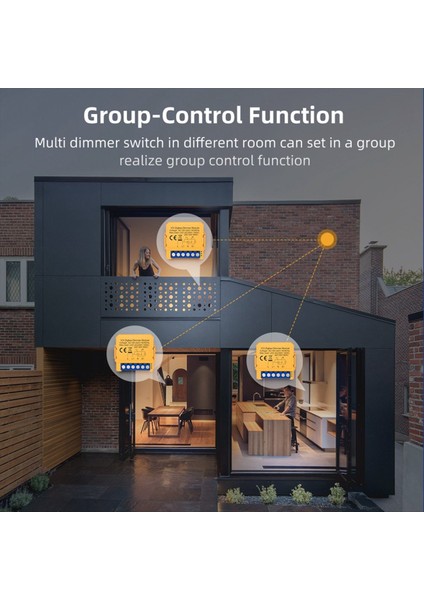 Graffiti Akıllı Zigbee Dimmer Açık/kapalı 2 Yolu Koyu Kutu Akıllı Anahtar Uygulaması Uzaktan Karartma Çok Fişli Modül (Yurt Dışından)