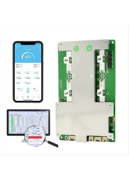 Bms Smart 4s Lifepo4 12V 100A Araç Başlangıç Gücü Lifepo4 Lityum Pil Koruma Kurulu Yerleşik Bt Uart (Yurt Dışından)