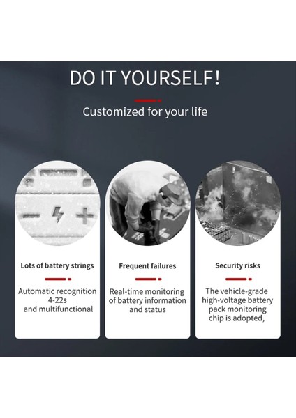 Bms Smart 4s Lifepo4 12V 100A Araç Başlangıç Gücü Lifepo4 Lityum Pil Koruma Kurulu Yerleşik Bt Uart (Yurt Dışından) modelleri