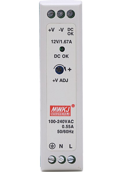 2x Mdr-20 12V 20W Dın Demiryolu Güç Kaynağı Ac-Dc Sürücü Voltaj Regülatör Güç Suply 110V 220V (Yurt Dışından) indirimleri