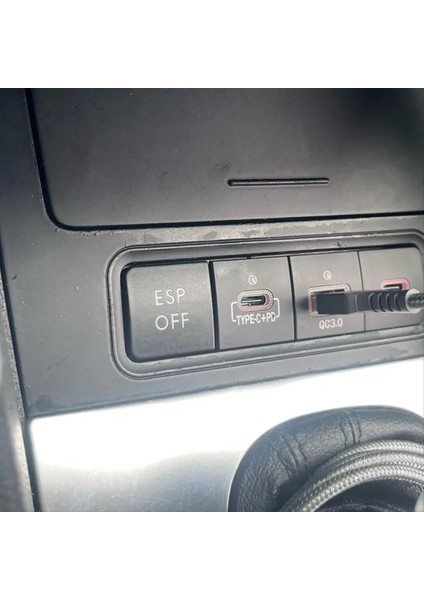 Araba USB Şarj Cihazı Pd Hızlı Şarj Qc3 0 Telefon Şarjı Adaptörü Golf Için Çıkış Düğmesi 6 Mk6 Jetta 5 Scirocco 2006 - 2012 (Yurt Dışından) modelleri