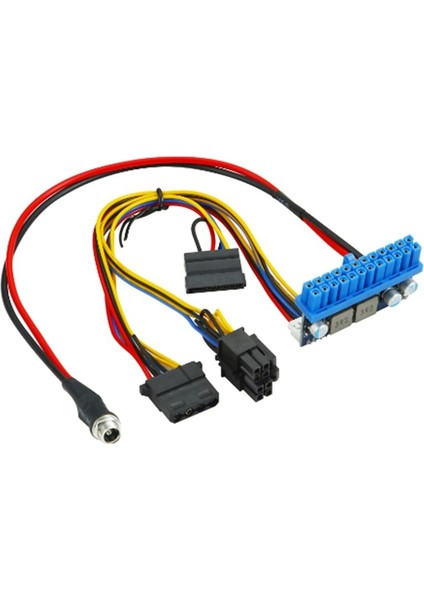 Dc-Atx Direct Plug-In Güç Kartı Için Uygun 120W 12V Katı Hal Güç Modülü Dc-Dc Güç Kartı Tam Kablo Seti (Yurt Dışından)