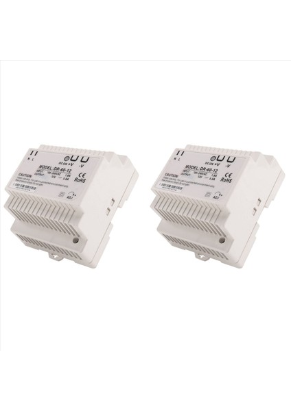 2x Dr-60-12 Transformatör 12 Volt 5 Amp Endüstriyel Dın Rail Güç Kaynağı 220V Ac Ila 12V Dc Güç Kaynağı (12V) (Yurt Dışından)