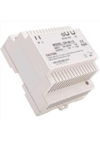 2x Dr-60-12 Transformatör 12 Volt 5 Amp Endüstriyel Dın Rail Güç Kaynağı 220V Ac Ila 12V Dc Güç Kaynağı (12V) (Yurt Dışından) modelleri