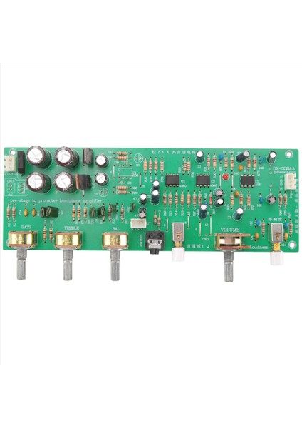 Çift Ac Çift 12V DX338A Serisi Ön Ayar Kurulu Güç Amplifikatörü Ön Kartı Preamp Amplifikatör Tonu Tahtası (Yurt Dışından) fırsatları