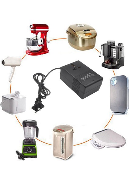 2x 200W Voltaj Dönüştürücü 110V Ila 220V Transformatör Step-Up Transformatör Voltaj Dönüştürücü Seyahat Adaptörü Us Fişi (Yurt Dışından) indirimleri