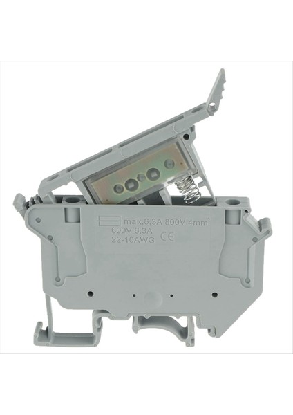 Uk5-Hesi UK5RD LED Dın Ray Sorumu Terminal Temerli Taraf Edilmesi Terminal Blok Vida Klipsi (6 Pcs Paket Gri) (Yurt Dışından) modelleri