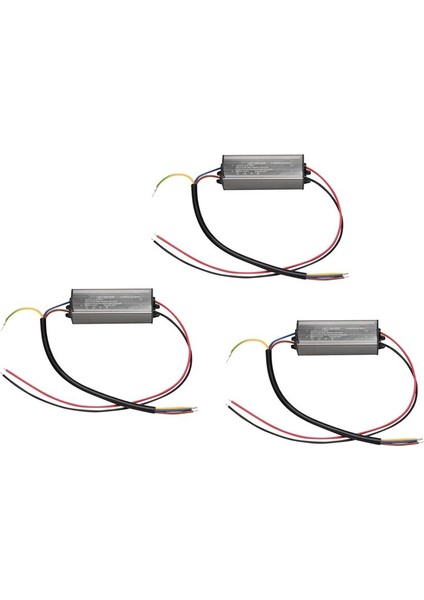 3x 30W LED Sürücü Sabit Akım Sürücü Güç Kaynağı Transformatörü Su Geçirmez (Yurt Dışından)