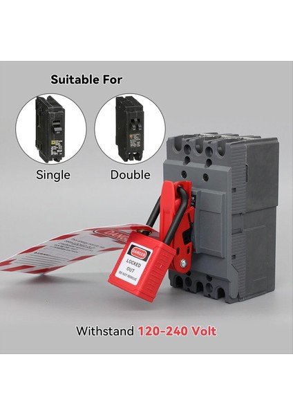 Standart Tek ve Çift Geçişler Için Devre Kesici Kilitleme Seti Devre Kesici Kilitleme Kilitleme Etiketi Etiketi (Yurt Dışından) fırsatları