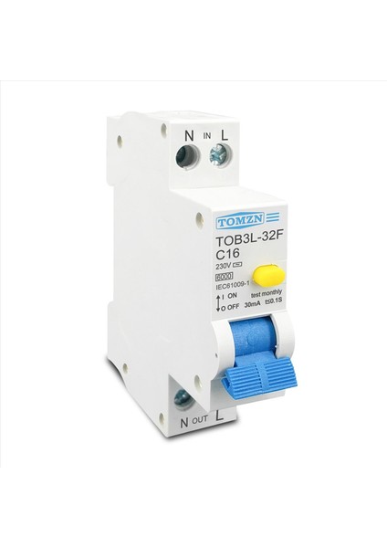 3x Tomzn 18MM 230V Rcbo 1p+N 6ka Kalan Akım Diferansiyel Otomatik Devre Kesici 20A (Yurt Dışından) indirimleri