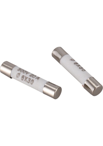 20PCS 6X30MM Silindirik Seramik Tüp Sigortaları Bağlantı - 10 Pcs 250V 30A ve 10 Pcs 20A 500V (Yurt Dışından) modelleri