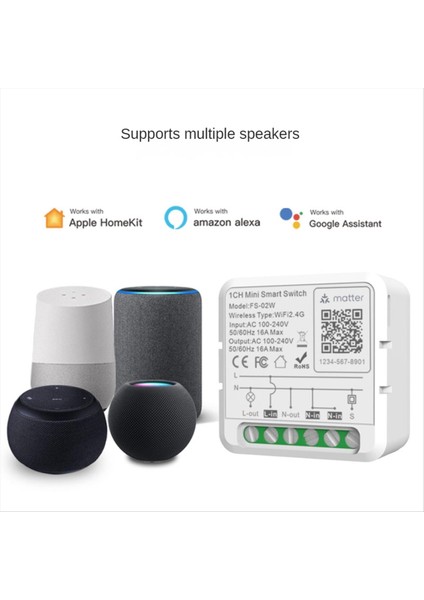 16A Wifi Mattre Güç Ölçümlü Akıllı Anahtar Mini Akıllı Kırıcı Akıllı Yaşam Kontrolü Desteği Google Home (Yurt Dışından) modelleri