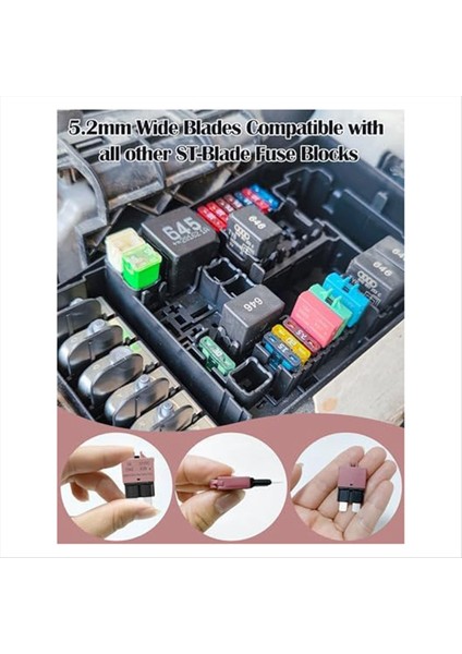 Araba Atc Resetilebilir Sigorta 7 5A Atomanual Tekne Suv Araç Motosiklet 32VDC Standart Bıçak Sigorta Combo Kit (Yurt Dışından) indirimleri