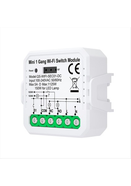 Tuka Wifi Akıllı Anahtar Modülü Uzaktan Kumanda Akıllı Ev Dıy Breaker Röle Alexa Google Alice Için (Yurt Dışından) fiyatları