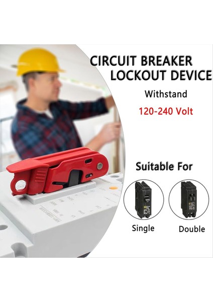 Devre Kesici Kilitleme Kesici Kutusu Kilidi 2 9 L x 0 74 W x 0 82 H (Inç) 110-220 Volt Kabul Eder Çift Geçiş Kilitleri (Yurt Dışından) modelleri