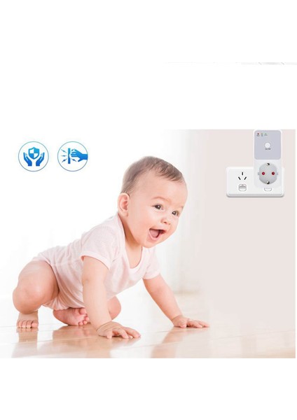 2x Otomatik Voltaj Koruyucusu Soket Anahtarlayıcı Güç Dalgalanma Koruyucu Soket Voltaj Güvenli Buzdolabı Ab Fişi Koruyun (Yurt Dışından) modelleri