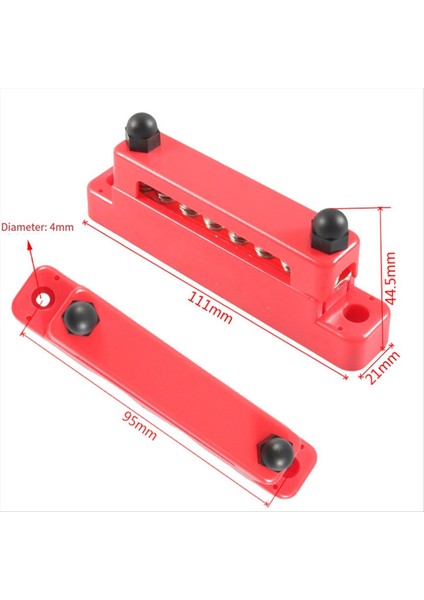 Deniz Aksesuarları 6-Yollu Busbar Bakır Busbar Terminal Bloğu Yat Rv Araç Devre Modifikasyonu Busbar (Yurt Dışından) modelleri