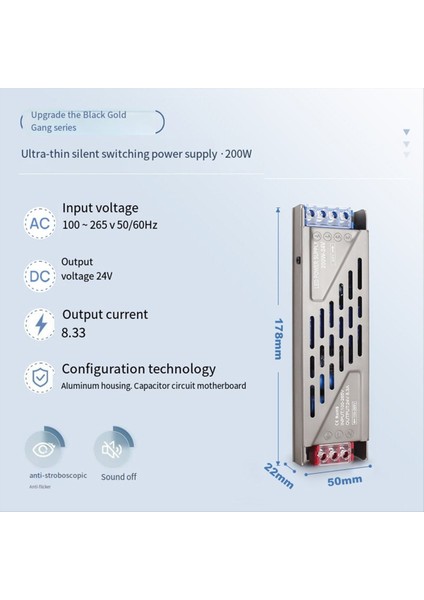LED Transformatör 24 V Transformatör 24 Volt Sürücü LED Şerit LED Ampuller Için Sabit Voltaj LED Transformatör 400W (Yurt Dışından) indirimleri
