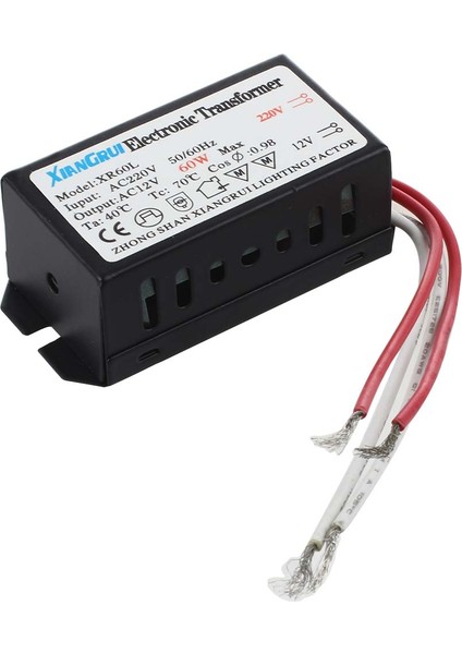 2 x 60W Halojen Işık Lambası Sürücü Güç Kaynağı Dönüştürücüsü Transformatör (Yurt Dışından)