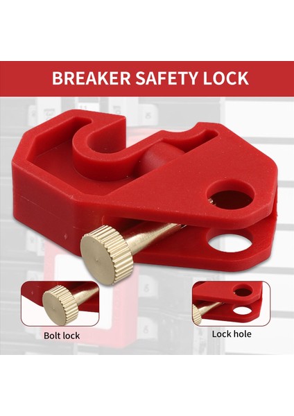 Vidalı Devre Güvenlik Kilidi ile Devre Kesici Kilitleme Cihazı Evrensel Tek ve Çok Kutuplu Kesiciler Dayanıklı Güvenli (Yurt Dışından) indirimleri