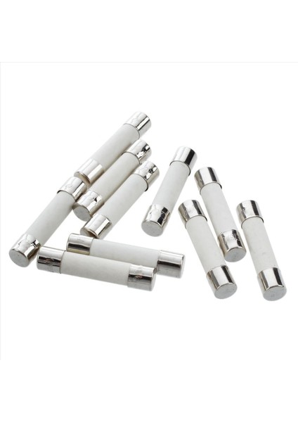 20 Pcs Ac 250 V 15 A 6 x 30 mm Yüksek Hızlı Kick Silindirik Sigort Tüp Seramik · Beyaz + Gümüş (Yurt Dışından) fiyatları