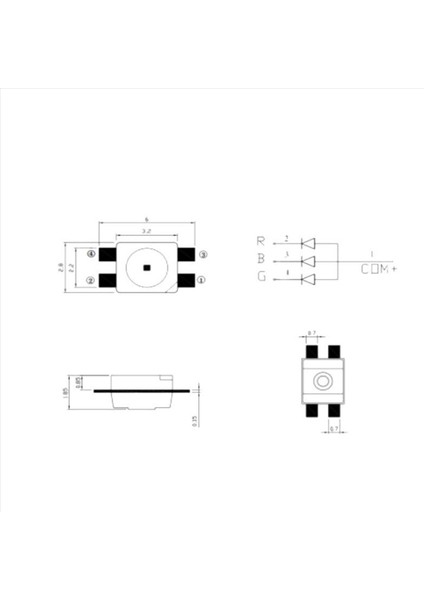 600PCS SK6812 Mini-E Rgb (Benzer WS2812B) SK6812 3228 Smd Piksel LED Çip Ayrı Ayrı Adreslenebilir Tam Renk Dc 5V (Yurt Dışından) fiyatları