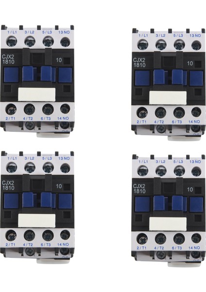 4x Güç Ac Kontaktörü 1no Ac 220V 50/60Hz Motor Marş Rölesi 32A 3-Faz-Pole (Yurt Dışından)