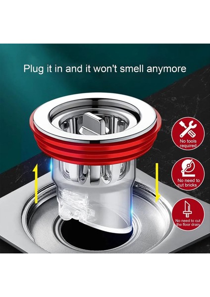 2pcs Duş Banyo Mutfak Zemin Drenaj Kanalizasyonu Anti-Orak Kapağı Drenaj Tapası Borular Için Tuvalet Tuvalet Banyo Mutfak (Yurt Dışından) fiyatları