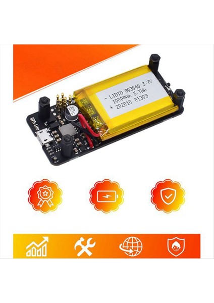 Ups-Lite Güç Kartı Güç Algılama Fonksiyonu Pil Paketi Şarj Cihazı Aksesuar 1000MAH Pil Ahududu Pi Zero (Yurt Dışından) indirimleri